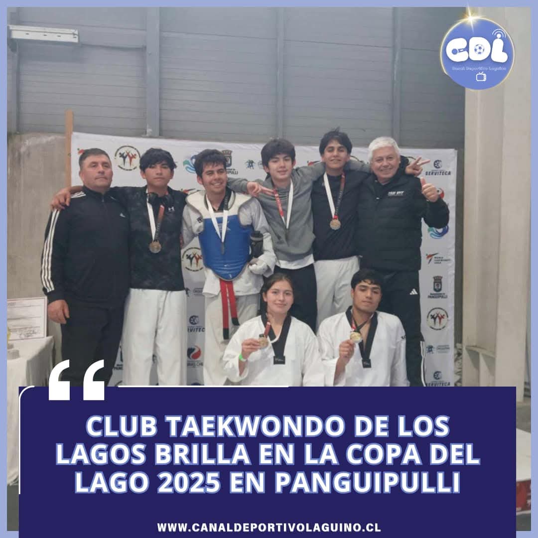 “Club Taekwondo de Los Lagos Brilla en la Copa del Lago 2025 en Panguipulli”