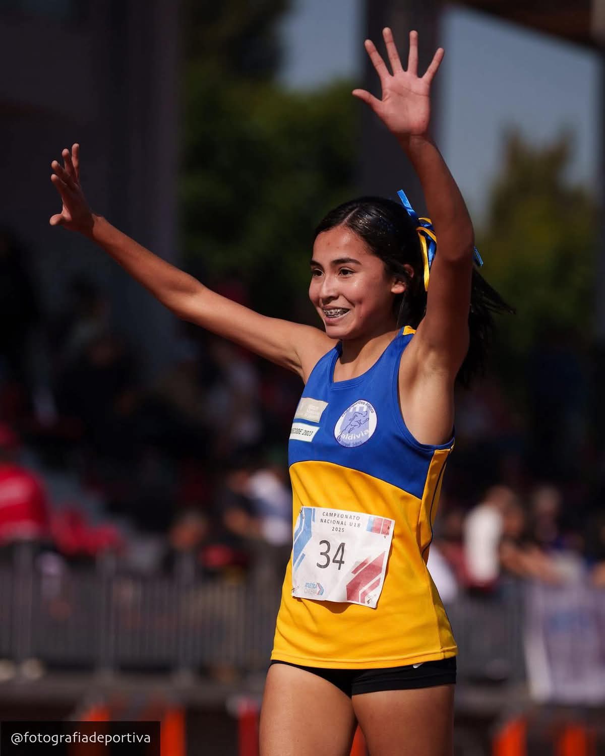 Valentina Cancino se lleva los 1500 metros planos del Nacional U18! 🥇🔥